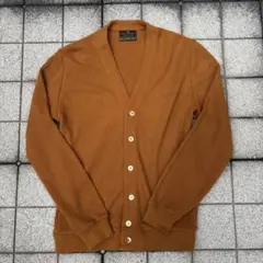 70s' Sears XL ブラウン アクリルカーディガンのサムネイル