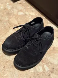 Dr.Martens黒スエード レースアップシューズ