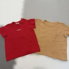 ミキハウス ベビーTシャツ 半袖 2枚セット 90cm