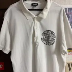 DIESEL ポロシャツ ホワイト Mサイズのサムネイル