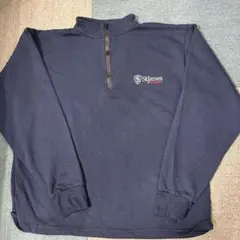 A+ ネイビー ハーフジップトレーナー XL Youth172