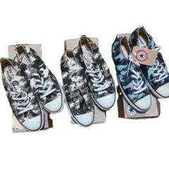 90’s CONVERSE 迷彩　ローカットスニーカー　アメリカ製デッドストック