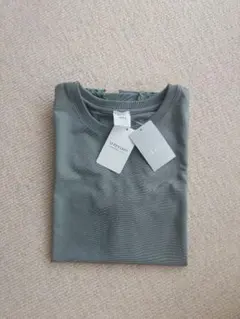 IENAグレー系 半袖 Tシャツ レース袖 新品