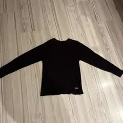 Supreme ワッフル 長袖 カットソー ブラックのサムネイル