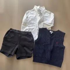 familiar シャツ Ralph Lauren ベスト ショートパンツ