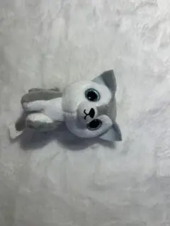 Ty ぬいぐるみ マスコット グレー 猫