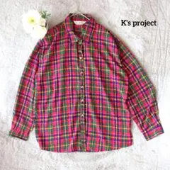 K's project チェック柄長袖シャツ マルチカラー 長袖