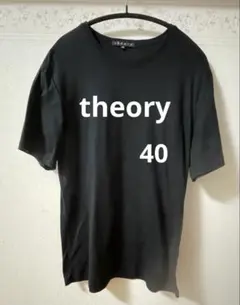 お値下げ❣️✨theory ブラック Tシャツ 40✨