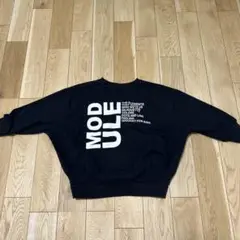 LOWRYS FARM 黒 トレーナー バックプリント