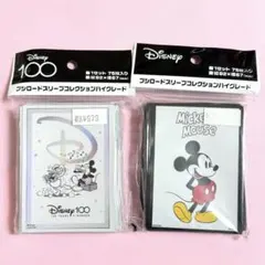 新品　ディズニー100 スリーブコレクション　ミッキー　ブシロード　ドナルド