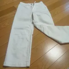 無印良品　ホワイト ワイドパンツ カジュアルのサムネイル