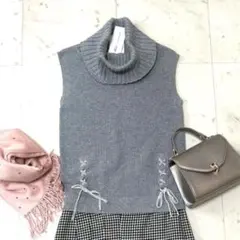 タグ付き ニット