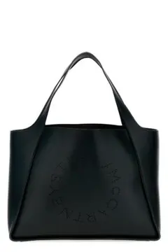 新品 ステラマッカートニー ロゴ トートバッグ 大 グリーン