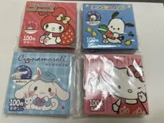 キャラクターシールセット 4種 各100枚入り