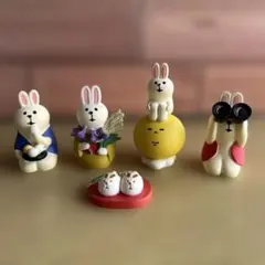 デコレ　コンコンブル　うさぎのお月見5個セット　廃盤品　希少