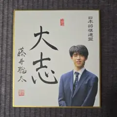 【激レア】藤井聡太 サイン色紙 直筆 詰将棋 激レア】藤井聡太 サイン色紙 直筆 詰将棋