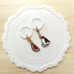 【82】アンブレラマーカー めじるしアクセサリー ファスナートップ チャーム