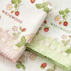 【新品、未使用】WEDGWOOD WW7605 ミニタオル 2枚組　西川　今治