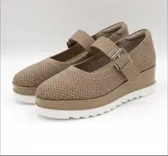 MUUM メリージェーン　ニット　ローファー　ブラウン シューズ　新品　ムーム