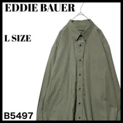 長袖シャツ メンズ カーキ