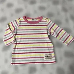 Hot Biscuits ストライプ長袖Tシャツ
