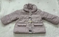 プティマイン 薄紫色リボンボタンジャケット　90