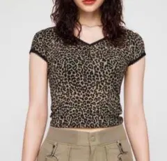 LAGUA GEM LEOPARD LACE トップス（FREE　GRY）のサムネイル