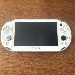 SONY PS Vita ホワイト/ブルー 本体のみ　メモカ無し