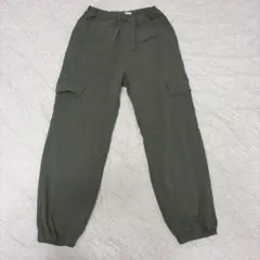 キッズ カーゴパンツ カーキ 150cm