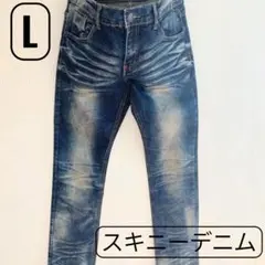 Dinger スキニーデニム スリムフィット デニムパンツ メンズ L 色落ち