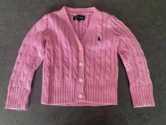 Ralph Lauren ピンク カーディガン 110