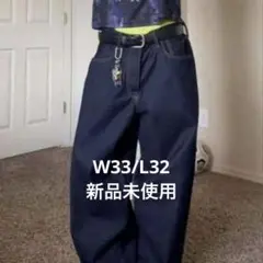 GAP スーパーバギー　ダークデニム 33|32