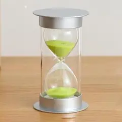 グリーン 緑 ６０分 インテリア 砂時計タイマー 時計 シンプル カラフル