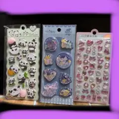 メ*ダ様 シャカシャカ水シール、お尻シール　硬い夜光シール⑦