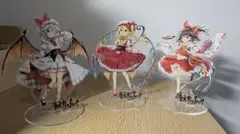 東方Project アクリルスタンド 霊夢 レミリア フランドール まとめ売り