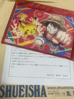 少年ジャンプ×Pokémon メガシンカ ルフィ ポストカードカード20枚