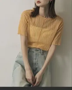 ウェーブジャガードトップ