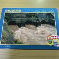 1日限定】ダムカード 菅沢ダム 菅沢鞍部ダム 日野川河川事務所カード