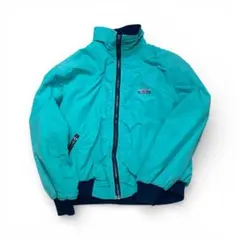 エディーバウアー　ターコイズ ナイロンジャケット　黒タグ
