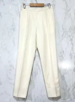 【Alma Design】テーパードパンツ/アイボリー/ウエストゴム/S