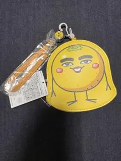 ミカンせいじん ダイカットパスポーチ リール付き 新品