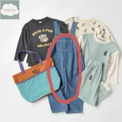 フタフタ　オーバーオール　デニム　80 新品未使用