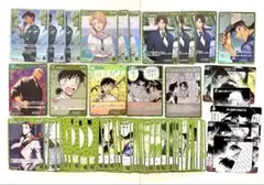 コナンカードゲーム　緑デッキまとめ売り　服部平次　遠山和葉　紅葉　伊織