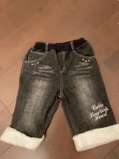 ハーフパンツ　ボア付き