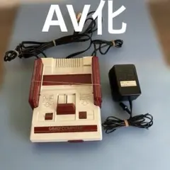 昭和レトロゲーム機AV化済みニンテンドー初代ファミコンHVC-001前期型