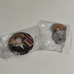 にじさんじ　北見遊征　ビッくらポン アクリルスタンド 缶バッジ