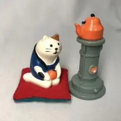 コンコンブル　猫　ストーブ