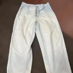 GU メンズ デニムパンツ ライトブルー Lサイズのサムネイル