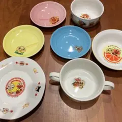 アンパンマン　食器　7点