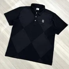 ★PGA TOUR★ゴルフ半袖ポロシャツ　メンズ　L 黒